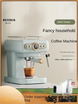 retro taliansky kávovar, domácnosť, malé plne semi-automatické koncentrované Americký integrované mliečna pena stroj 220V