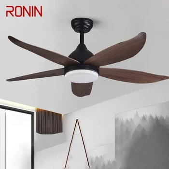 RONIN Nordic LED Ventilátor Svetlo Moderný Minimalizmus Reštaurácia Obývacia Izba Štúdia Stropný Ventilátor Svetlo Diaľkové Elektrické Svetlo, Ventilátor