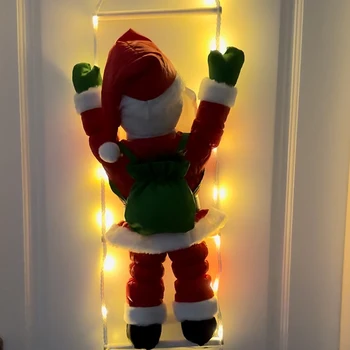 Roztomilý Santas Lezenie Rebríky Ozdoba Na Vianočný Osobné DIY Domova Pre Domáce Spálňa Decor
