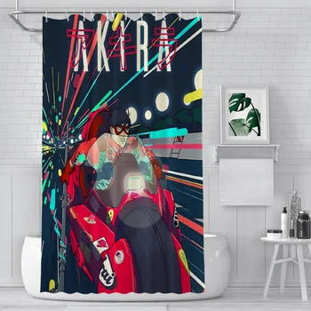 Rýchlosť Blitzz Sprchové Závesy Akira Anime Nepremokavé tkaniny Tkaniny, Zábavné Kúpeľňa Dekor s Háčikmi bytové Doplnky