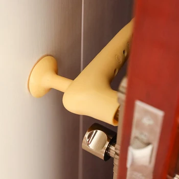 Silikónové Dvere, Rukoväť, Ochranný Kryt Proti kolízii Dieťa Doorknob Chrániť Gombík Pohár Bezpečnosti Tichý