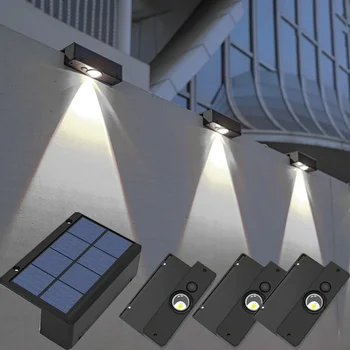 Solárne Záhradné Osvetlenie, Super Svetlé IP65 Nepremokavé Vonkajšie Slnečné svetlo LED Solárne Svetlá na Balkón Schody Pouličné Osvetlenie