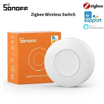 SONOFF SNZB-01P Zigbee Prepínač Bezdrôtovej komunikácie na Tlačidlo Smart Scény Prepínač Domácej Automatizácie Kontroly pre eWeLink APP Alexa Smartthings