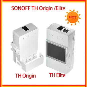 SONOFF TH Pôvodu/Elite 16A 20A Wifi Smart Teplota a Vlhkosť Monitorovanie Prepínač Bezdrôtového Diaľkového Ovládania Cez Ewelink Alexa