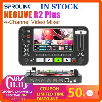 SPROLINK NEOLIVE R2 plus s USB 3.0 Multi-Kamery 4x Kompatibilný s HDMI Vstupy Mixér Prepínač Video Capture Live Stream Aplikácie