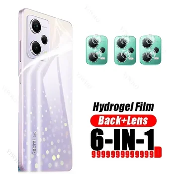 späť Hydrogel Film pre Redmi Poznámka 12 Pro Plus Screen Protector s Ochranným Sklom Objektívu mäkkou predné Film note12 12pro 12pro+