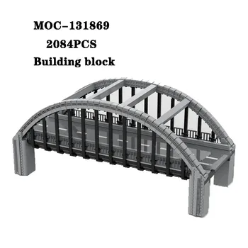 Stavebným MOC-131869 Moderné Oblúkový Most Spojov stavebným Model 2084PCS Dospelých a detských Hračiek Darček k Narodeninám