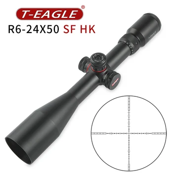 T-EAGLE R6-24X50SF Lov Riflescope Optické Rozsahu 11/20 mm Železničnej pre vzduchovky Optika Lov Airsoft Sniper Odbory