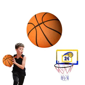 Tichý Basketbal PU Basketbalovú Loptu Tichý Loptu High-Density Stlmiť Basketbal Mäkké Penové Lopty Hra Pre Deti, Dospievajúci, Dospelí Praxi