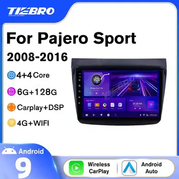 TIEBRO 2 DIN Auto Multimediálne Video Prehrávač Pre Mitsubishi Pajero Sport 2 L200 Triton 2008-2016 autorádia Navigácie GPS Android 10