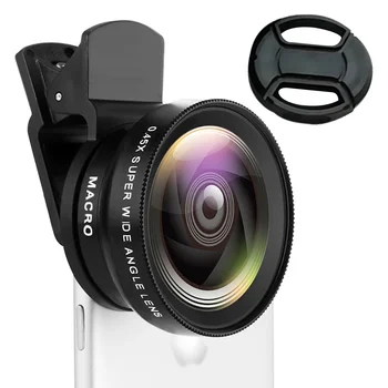TOKOHANSUN Objektív Fotoaparátu Auta 0.45 X Super širokouhlý Objektív s 12,5 X Makro Objektív Pre iPhone 6 6S Samsung Galaxy S7 Mobilný Telefón Objektív