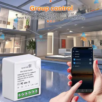Tuya MINI Smart Switch Modul 16A Podpora Dvoch Spôsob Kontroly Diaľkové Ovládanie Práce S Inteligentného Života Alexa Domov Tuya MINI Smart Switch Modul 16A Podpora Dvoch Spôsob Kontroly Diaľkové Ovládanie Práce S Inteligentného Života Alexa Domov 1