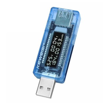 USB Tester & Aktuálnej Tester Voltmeter Kapacity Súčasného Merač Digitálny Multimeter Batérie Meter Prenosné