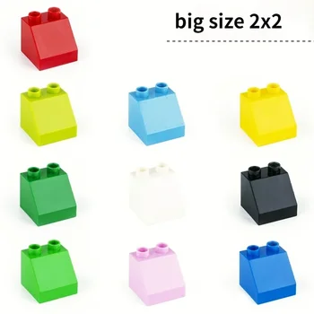 veľká veľkosť Nemôžem Tehla 2x2 10pcs/lotClassic Vzdelávania Stavebné Bloky Kompatibilné S Veľkými Tehly plastové Hračky Pre Deti