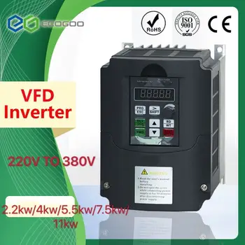 VFD 7,5 KW/11KW invertor Posilniť AC Frekvenčný Menič 1 fáza 220V vstup na 3 fázy, 380 V, výstup VFD 7,5 KW/11KW invertor Posilniť AC Frekvenčný Menič 1 fáza 220V vstup na 3 fázy, 380 V, výstup 1
