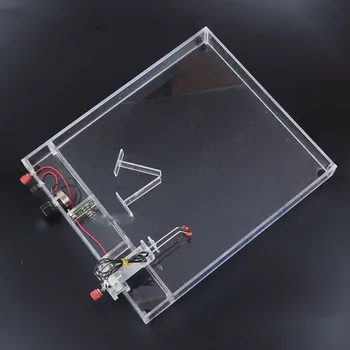 Vlna žľab (projekcia) vlna rušenie difrakcie (mechanický oscilátor) junior high school fyziky experiment nástrojov