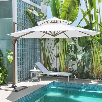 Vonkajšie slnečník nádvorie nadrozmerné Roman dáždnik vonkajšie kút garden beach villa slnečník