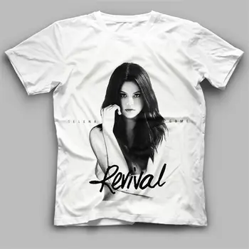 Vtg Selena Gomez Tour Ťažké Bavlna Biela Všetkých Veľkosť Unisex Tričko Tričko HH651