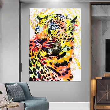 Wild Jaguar Plné Námestie diy Diamond Maľovanie 5d zvierat leopard Diamond Výšivky mozaiky diamond kolo vŕtať wall art