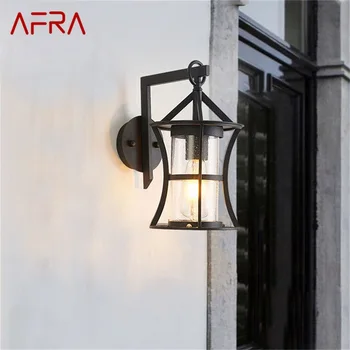 ·AFRA Vonkajšie Klasické Nástenné Svietidlo LED Svetlo, Vodeodolné IP65 Sconces Pre Domáce Verandu Villa Dekorácie