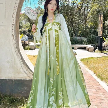 Čínsky Štýl, Elegantné Hanfu Šaty Nastaviť Cosplay Kostým Víla Šaty Tang Tradičné Ženy Vintage Princezná Tanec Rúcha