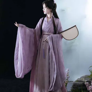 Ženy Sexy Tlač Kvet Top a sukňu Víla Elegantné Qipao Wei Jin Hanfu Nastaviť Lepšiu Čínsky Štýl, Kostým, Oblek Bežné Vestidos
